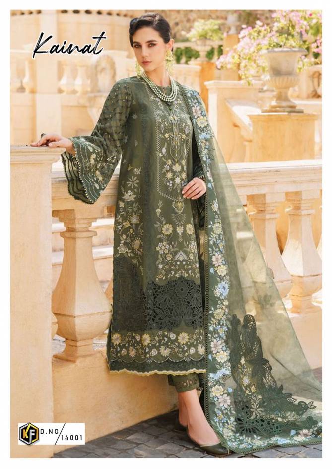 Kainat Vol 14 By Keval Fab Lawn Cotton Pakistani Dress Material Wholesale Online